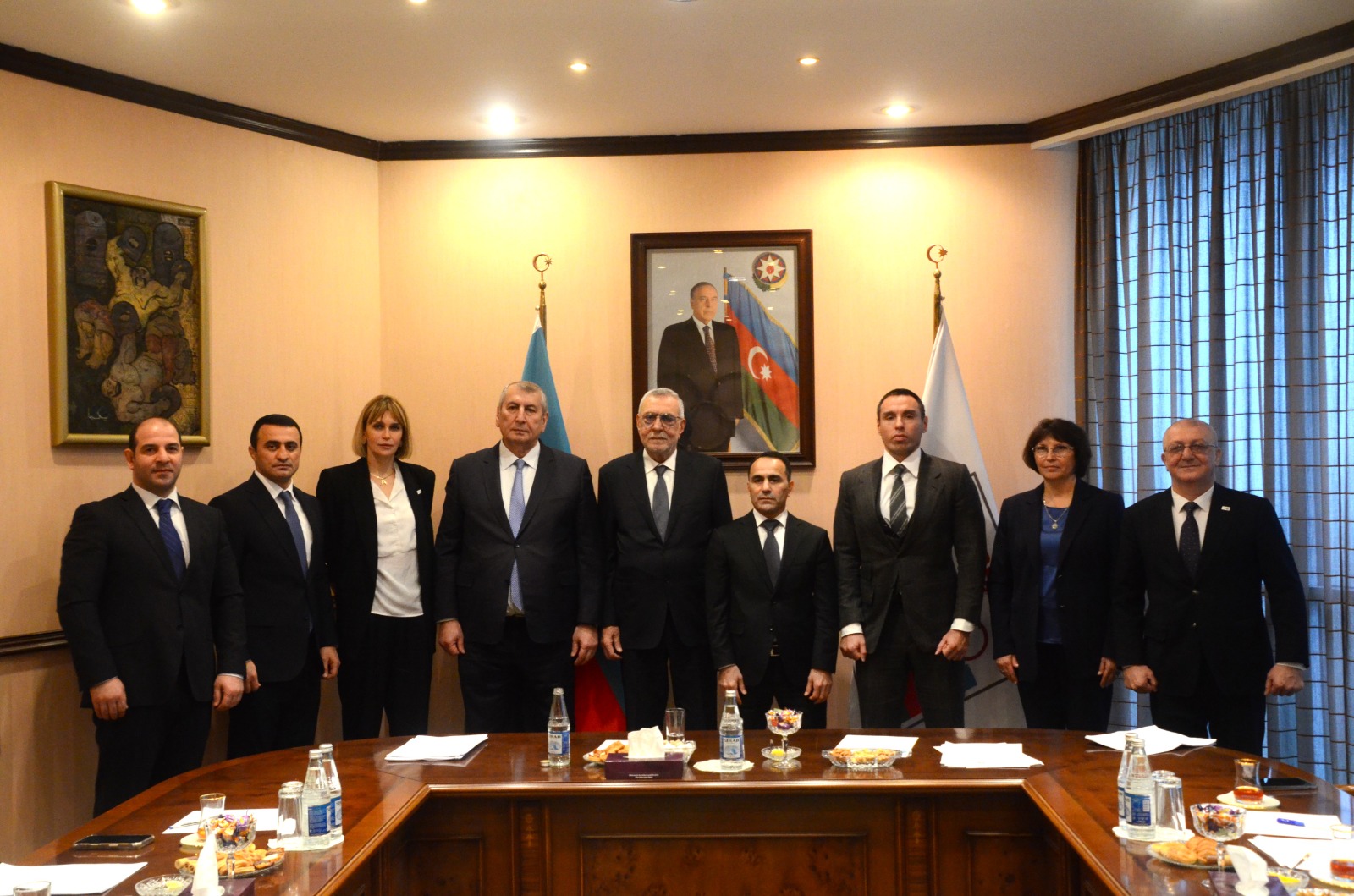 MOK-un lX hesabat-seçki Baş Məclisində yeni seçilmiş İcraiyyə Komitəsinin ilk iclası olub 